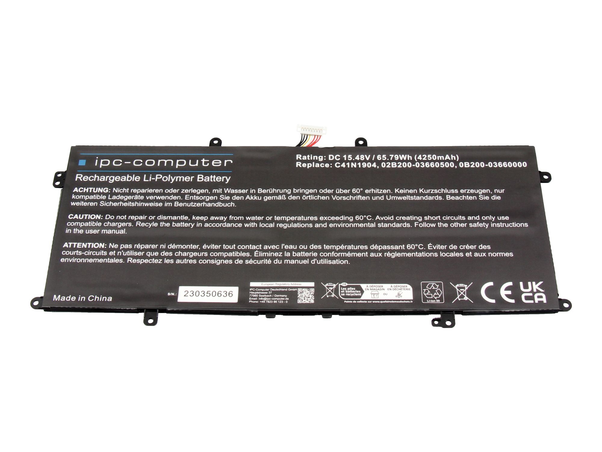 Informationen zur Produktsicherheit