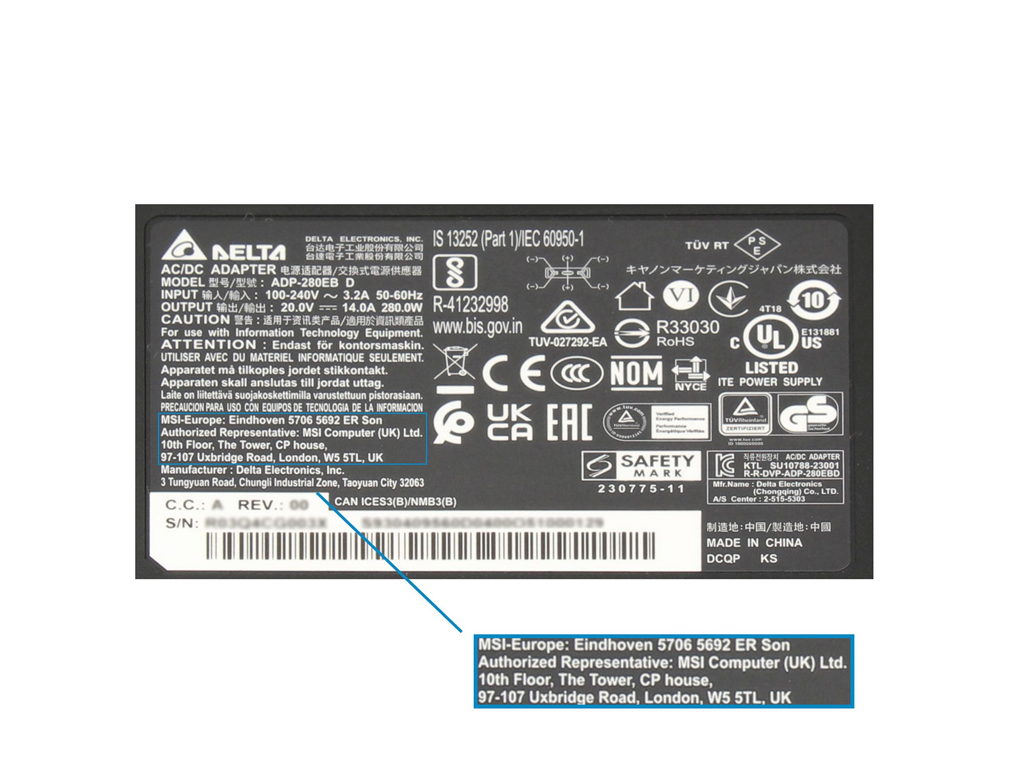 Informationen zur Produktsicherheit