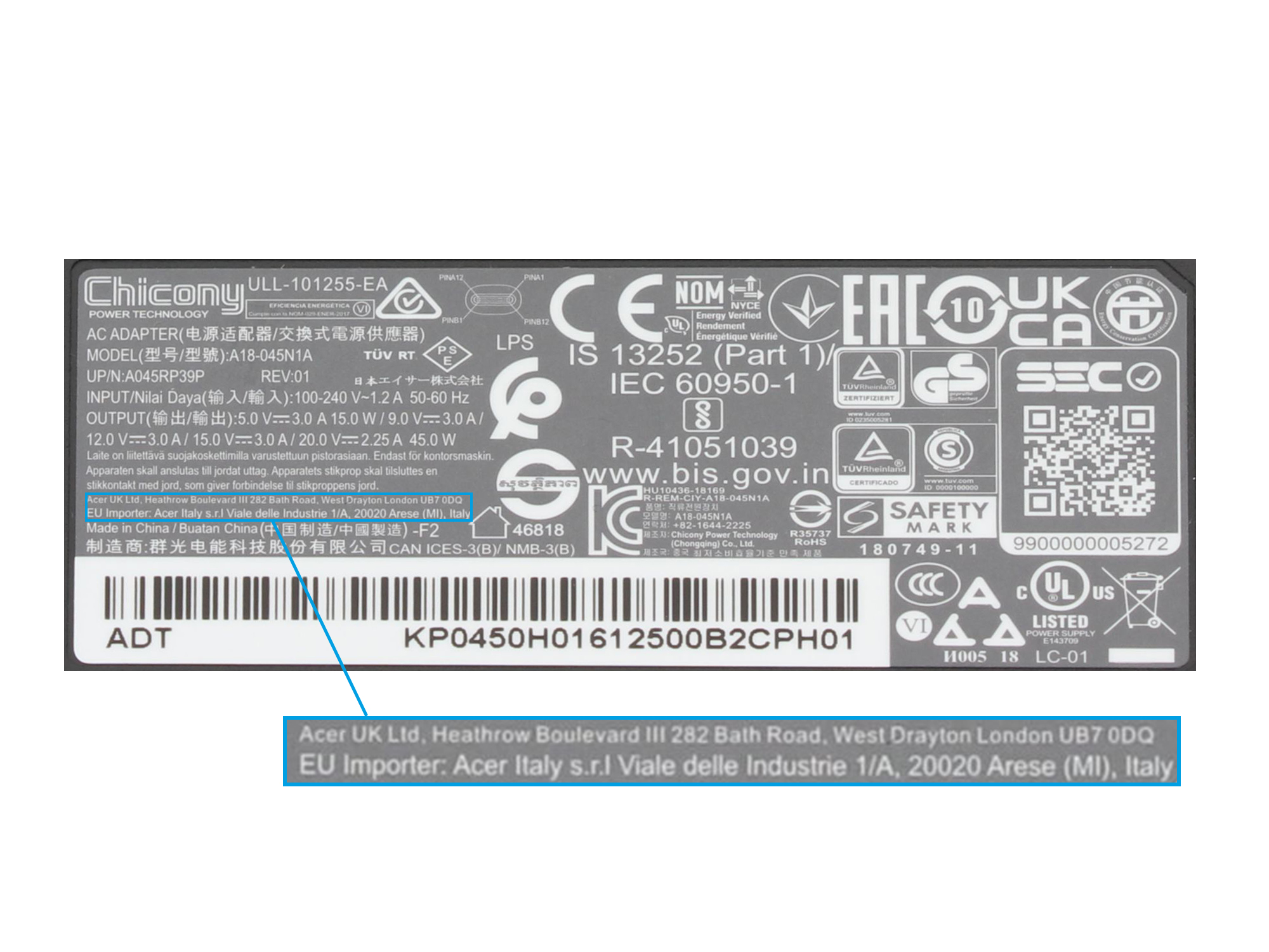 Informationen zur Produktsicherheit