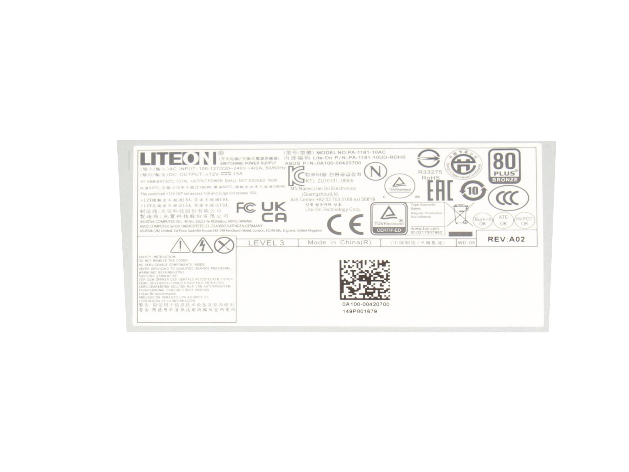 Informationen zur Produktsicherheit