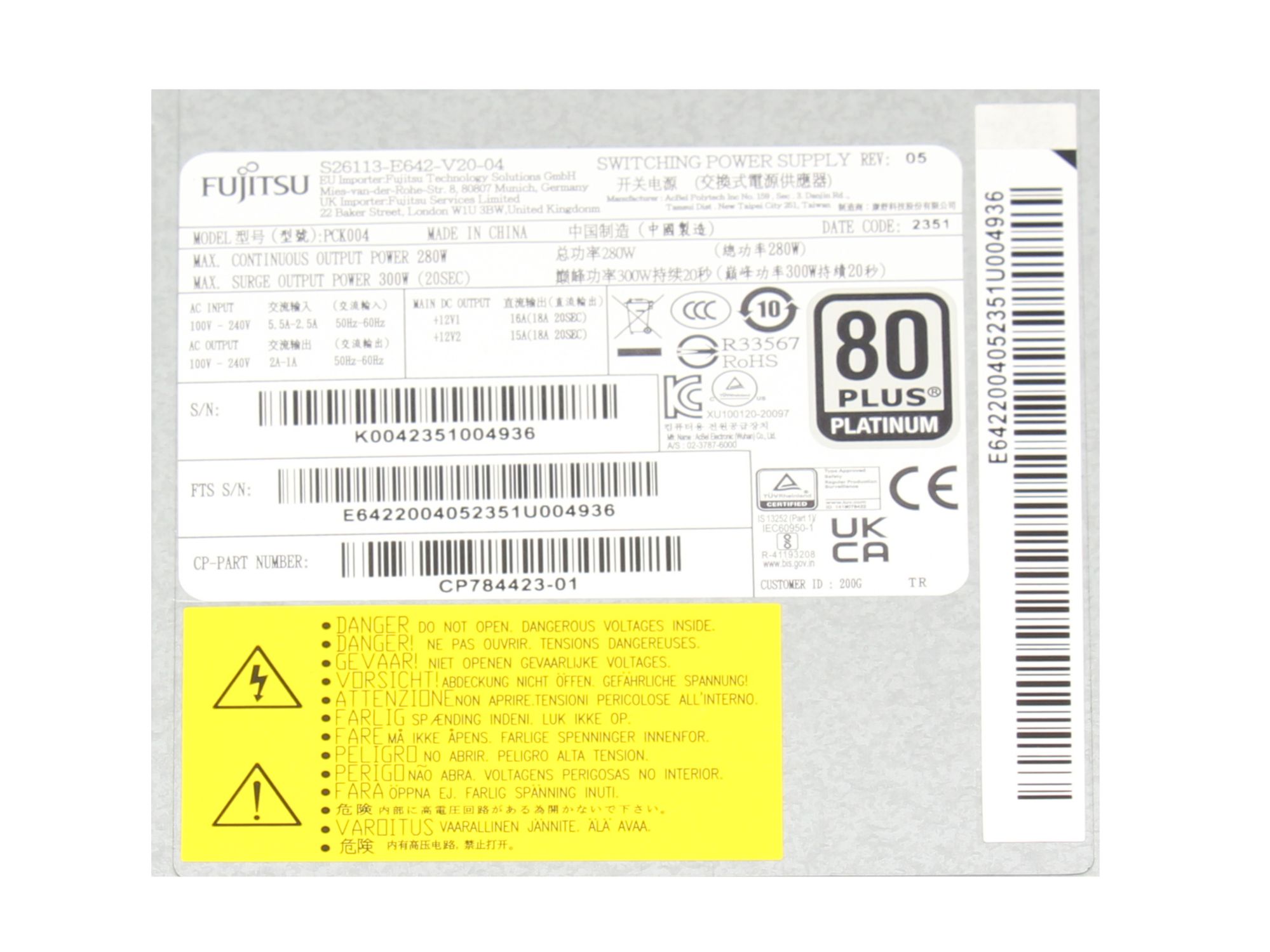 Informationen zur Produktsicherheit