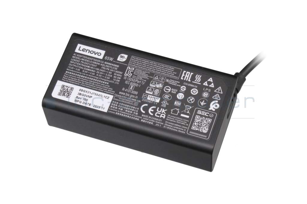 Lenovo ThinkPad T15 Gen 1 Auto-Ladegerät ladekabel netzteil