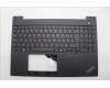 Lenovo 5M11N96631 MECH_ASM FRU KBD CCV BEL BL(LTN) UK BK