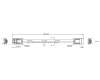 Asus 14013-00020300 SATA 6G Kabel 7P 420MM BLACK