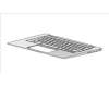 HP TOP COVER W KB NSV BL GR für HP Chromebook x360 14b-ca0000