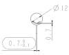 Asus 13020-02920000 ZF3 SERIES SIM TRAY NEEDLE