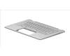 HP TOP COVER PKS W KB SNW FR für HP Chromebook x360 14a-ca0000