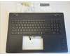 N96196-041 HP TOP COVER W KB SDB BL 1Zone GR