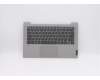Lenovo Gehäuseoberseite C81YM, Kunststoff, Silber, ohne Fingerabdrucksensor, Tastatur mit Hintergrundbeleuchtung, Französisch für Lenovo IdeaPad 5-14ARE05 (81YM)