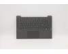 Lenovo Gehäuseoberseite C81YM, Plastik, Schwarz, ohne Fingerabdruckleser, Hintergrundbeleuchtete Tastatur (Italienisches Layout) für Lenovo IdeaPad 5-14ARE05 (81YM)