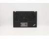 5M10Z41237 Lenovo Mechanische Baugruppe Geh&auml;useoberseite mit Tastatur Britisches Englisch UK (SNX), Schwarz, mit Fingerabdruckleser