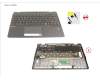 CP826404-XX Fujitsu UPPER ASSY INCL. KEYB FRANCE W/FP