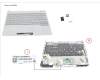 CP846370-XX Fujitsu UPPER ASSY INCL. KB NORDIC WHITE NORMAL