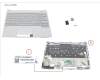CP846372-XX Fujitsu UPPER ASSY INCL. KB SWISS WHITE NORMAL