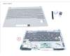 CP846399-XX Fujitsu UPPER ASSY INCL. KB GREECE WHITE W/ PV