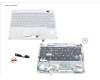 CP846857-XX Fujitsu UPPER ASSY W/ KB WHITE SWISS W/ PV