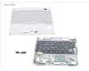 CP846867-XX Fujitsu UPPER ASSY W/ KB WHITE E EURO. W/ PV
