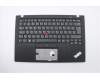 01LX533 Lenovo MECH_ASM KBD,Bezel,SE,FPR,BK,CHY
