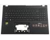 6B.QPEN7.030 Acer Obere Abdeckung mit US-internationaler Tastatur, Hintergrundbeleuchtet