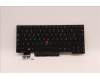 5N20V43914 Lenovo Notebook-Tastatur CMFL-CS20, Schwarz, mit Hintergrundbeleuchtung, Latin Französisch