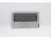 5CB0Y88666 Lenovo Geh&auml;useoberseite C81YH, Aluminium, Silber, mit Fingerabdrucksensor, mit beleuchteter Tastatur, Belgisch
