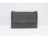 5CB0Y88762 Lenovo Geh&auml;useoberseite C81YH, Aluminium, Schwarz, mit Fingerabdrucksensor, mit beleuchteter Tastatur, Belgisch