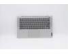5CB0Y89052 Lenovo Geh&auml;useoberseite C81YH Aluminium Silber mit Fingerabdrucksensor Tastatur mit Hintergrundbeleuchtung Bulgarisch