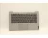5CB1A13592 Lenovo Geh&auml;useoberseite C81YM, Kunststoff, Silber, ohne Fingerabdrucksensor, mit Tastaturbeleuchtung (Schwedisch)