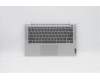 5CB1A13676 Lenovo Geh&auml;useoberseite C81YM, Aluminium Silber, mit Fingerabdruckleser, Tastatur mit Hintergrundbeleuchtung, Hebr&auml;isch Layout