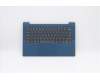 5CB1A13824 Lenovo Geh&auml;useoberseite C81YM, Kunststoff, Blau, ohne Fingerabdrucksensor, Tastatur mit Hintergrundbeleuchtung, US-Amerikanisch