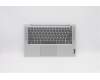5CB1A14018 Lenovo Geh&auml;useoberseite C81YM Aluminium Silber mit Fingerabdrucksensor, Hintergrundbeleuchtete Tastatur, Griechisch