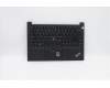 5M10Z27317 Lenovo Mechanische Baugruppe FRU Tastatur Geh&auml;useoberseite mit Pointing Stick mit Fingerabdruck Schwarz US Euro-Englisch