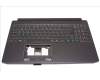 6B.Q7BN2.048 Acer Gehäuseoberseite Schwarz mit Tastatur, Deutsch, mit Hintergrundbeleuchtung