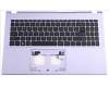 6B.EGZN2.001 Acer Gehäuseoberseite Grau mit Tastatur, US-International