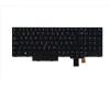 01HX228 Lenovo Notebook Tastatur TACHI2 CHY mit Hintergrundbeleuchtung, Dänisches Layout