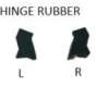 Asus GA503QS HINGE RUBBER L für Asus ROG Zephyrus G15 GA503QM