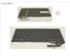 Fujitsu FUJ:CP732963-XX KEYBOARD BLACK W/ BL US