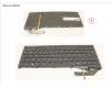 Fujitsu FUJ:CP732958-XX KEYBOARD BLACK W/ BL ITALY