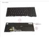 Fujitsu CP825815-XX KEYBOARD BLACK W/ BL HEBREW