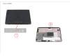 Fujitsu CP823821-XX LCD BACK COVER W/ SIM ICON