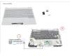 Fujitsu CP846370-XX UPPER ASSY INCL. KB NORDIC WHITE NORMAL