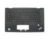 01AV163 Original Lenovo Tastatur inkl. Topcase DE (deutsch) schwarz/schwarz mit Backlight und Mouse-Stick