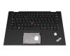 01HY959 Original Lenovo Tastatur inkl. Topcase UK (englisch) schwarz/schwarz mit Backlight und Mouse-Stick
