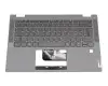 025.901N0.0001 Original Wistron Tastatur inkl. Topcase DE (deutsch) dunkelgrau/grau mit Backlight