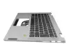 025.901N0.0001 Original Wistron Tastatur inkl. Topcase DE (deutsch) dunkelgrau/grau mit Backlight