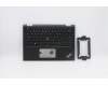 Lenovo 02HL545 C-Cover with keyboard,US English Euro,Black,Backlight