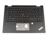 02HL662 Original Lenovo Tastatur inkl. Topcase DE (deutsch) schwarz/schwarz mit Backlight und Mouse-Stick