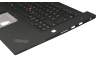 02HM989 Original Lenovo Tastatur inkl. Topcase DE (deutsch) schwarz/schwarz mit Backlight und Mouse-Stick