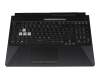 04060-1200300 Original Asus Tastatur inkl. Topcase DE (deutsch) schwarz/transparent/schwarz mit Backlight