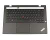 04X6537 Original Lenovo Tastatur inkl. Topcase DE (deutsch) schwarz/schwarz mit Backlight und Mouse-Stick